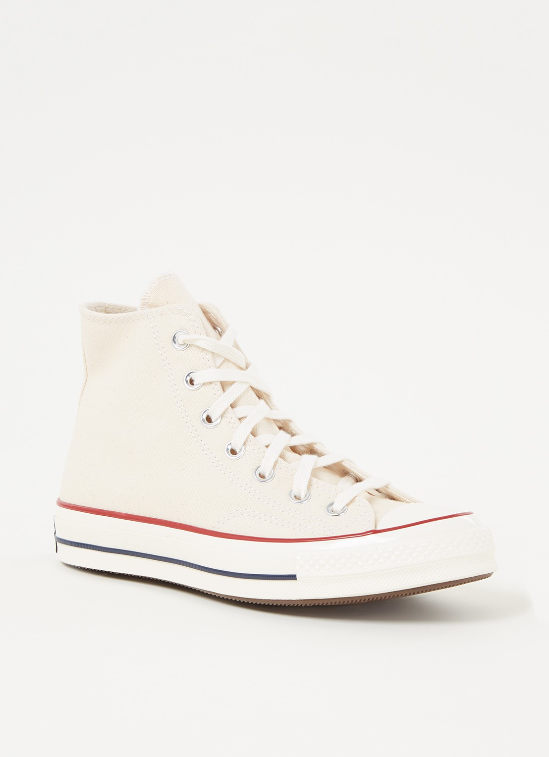 Converse Chuck 70 Hi sneaker van canvas - voorkant 4 creme