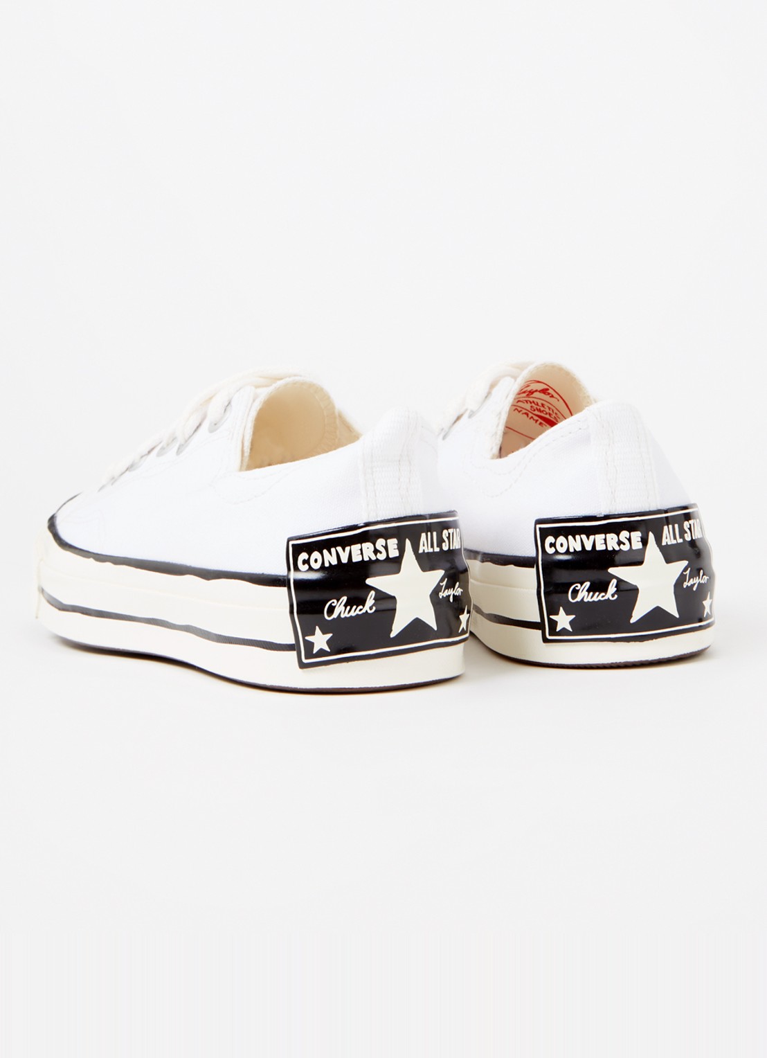 Converse Chuck 70 OX sneaker van canvas  - achterkant wit