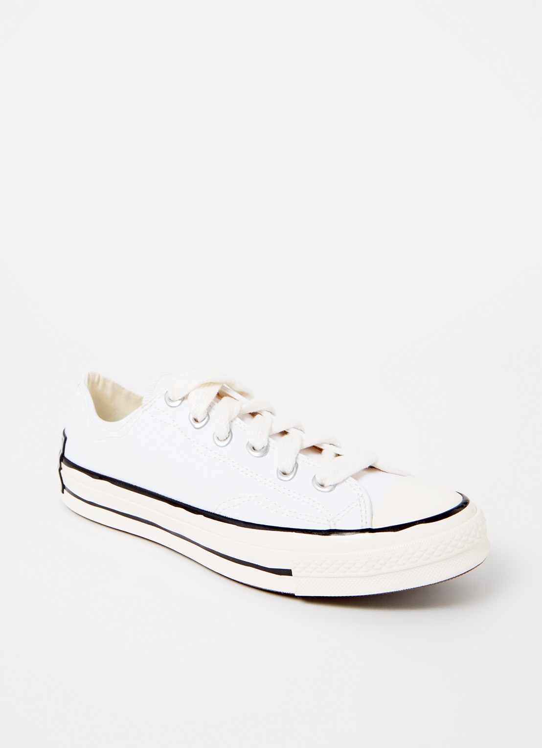 Converse Chuck 70 OX sneaker van canvas  - voorkant 2 wit