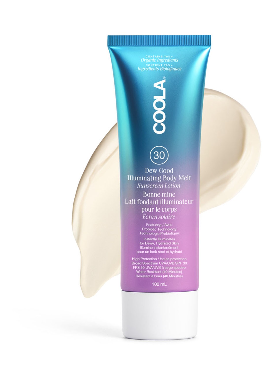 Coola Dew Good Illuminating Body Melt SPF30 - zonnebrand - voorkant 2 undefined