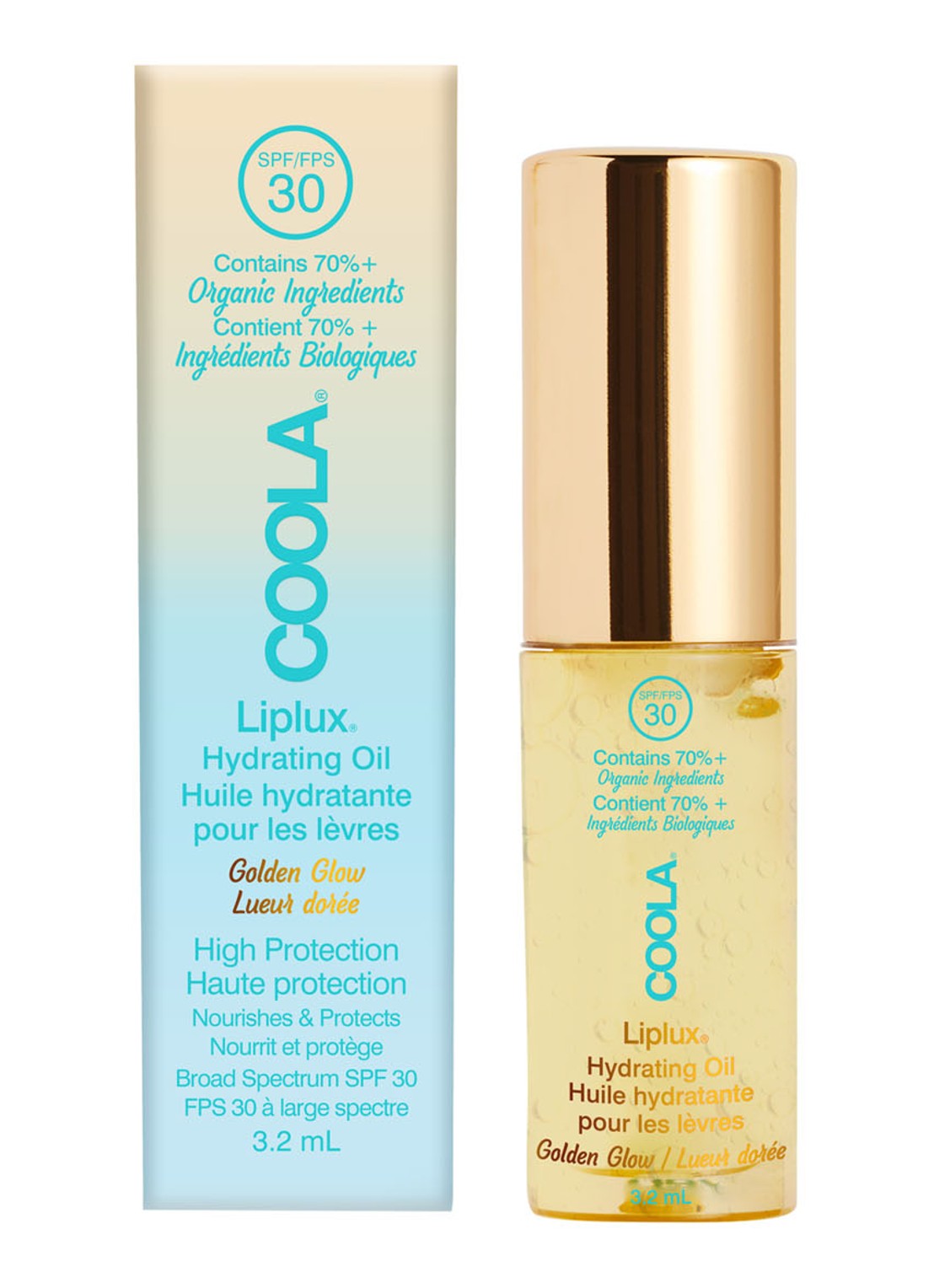 Coola Liplux  Hydrating Lip Oil SPF 30 - lipolie - voorkant undefined