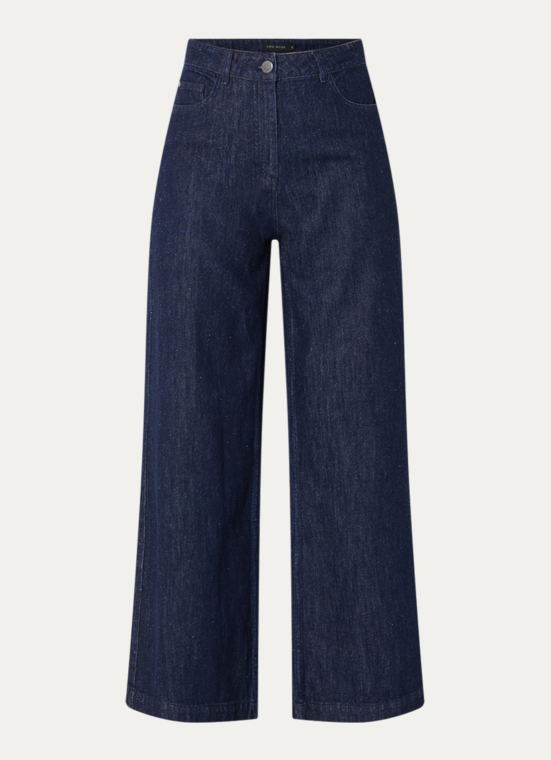 Copenhagen Muse Cmjalynn high waist wide leg jeans met donkere wassing - voorkant 4 indigo