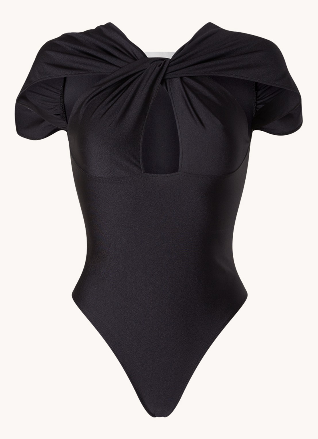 Coperni Body met cut-out detail en stretch - voorkant 2 zwart