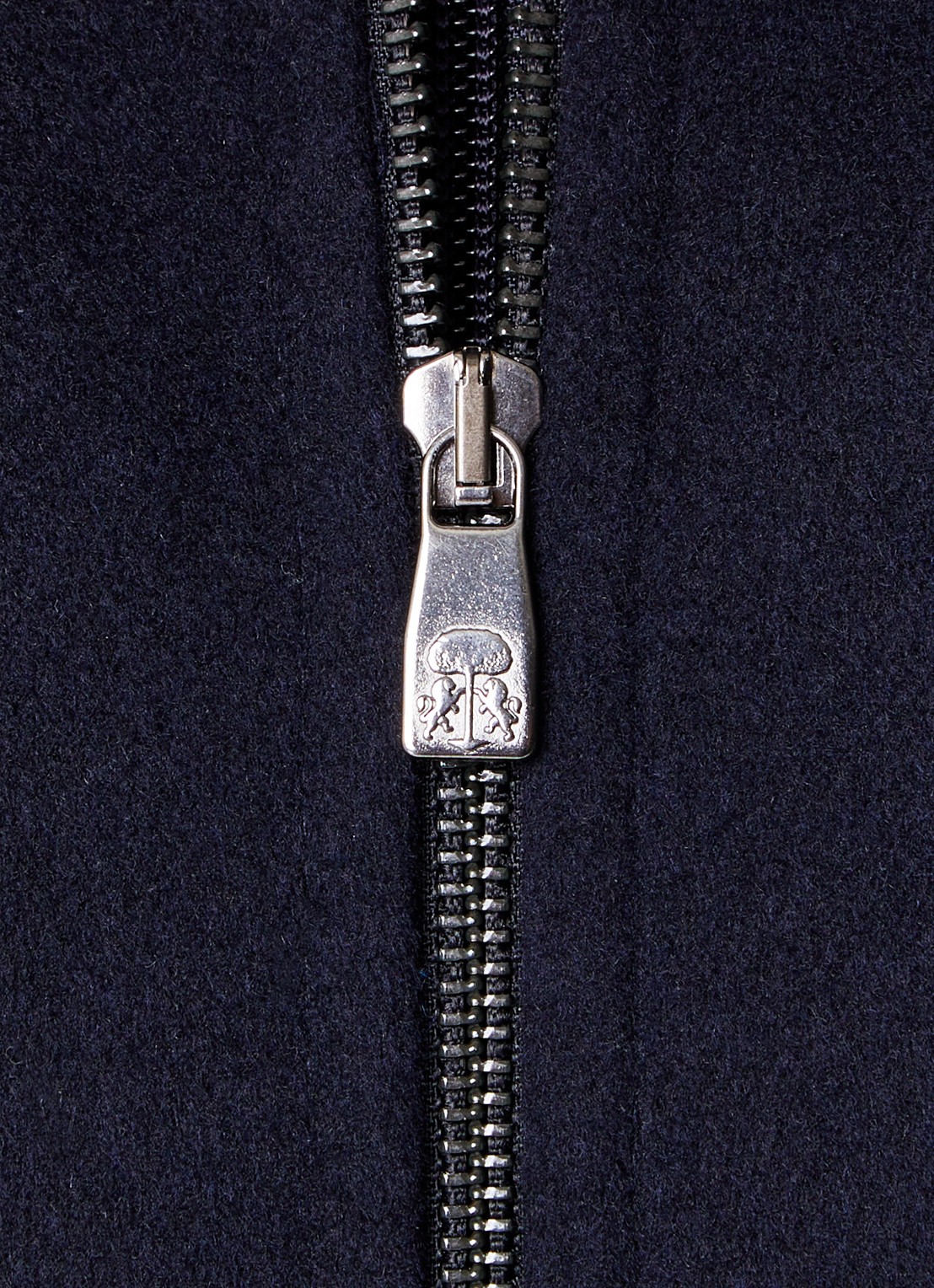 Corneliani Jas in wolblend met uitneembare binnenjas en ritszakken - detail 4 donkerblauw