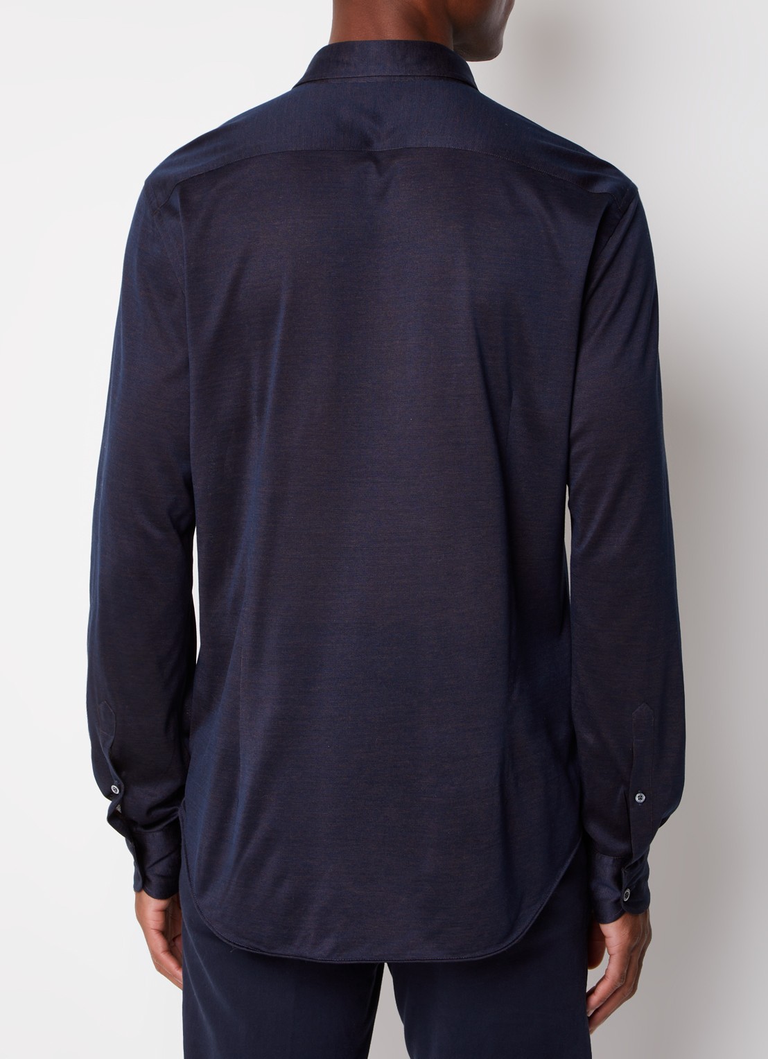 Corneliani Regular fit overhemd - achterkant donkerblauw