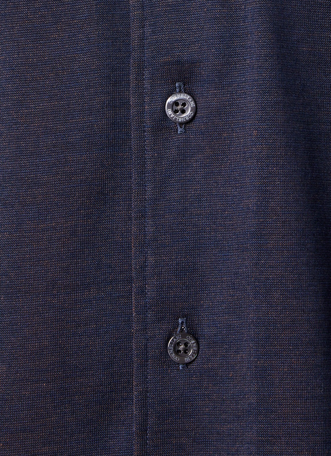 Corneliani Regular fit overhemd - detail 4 donkerblauw