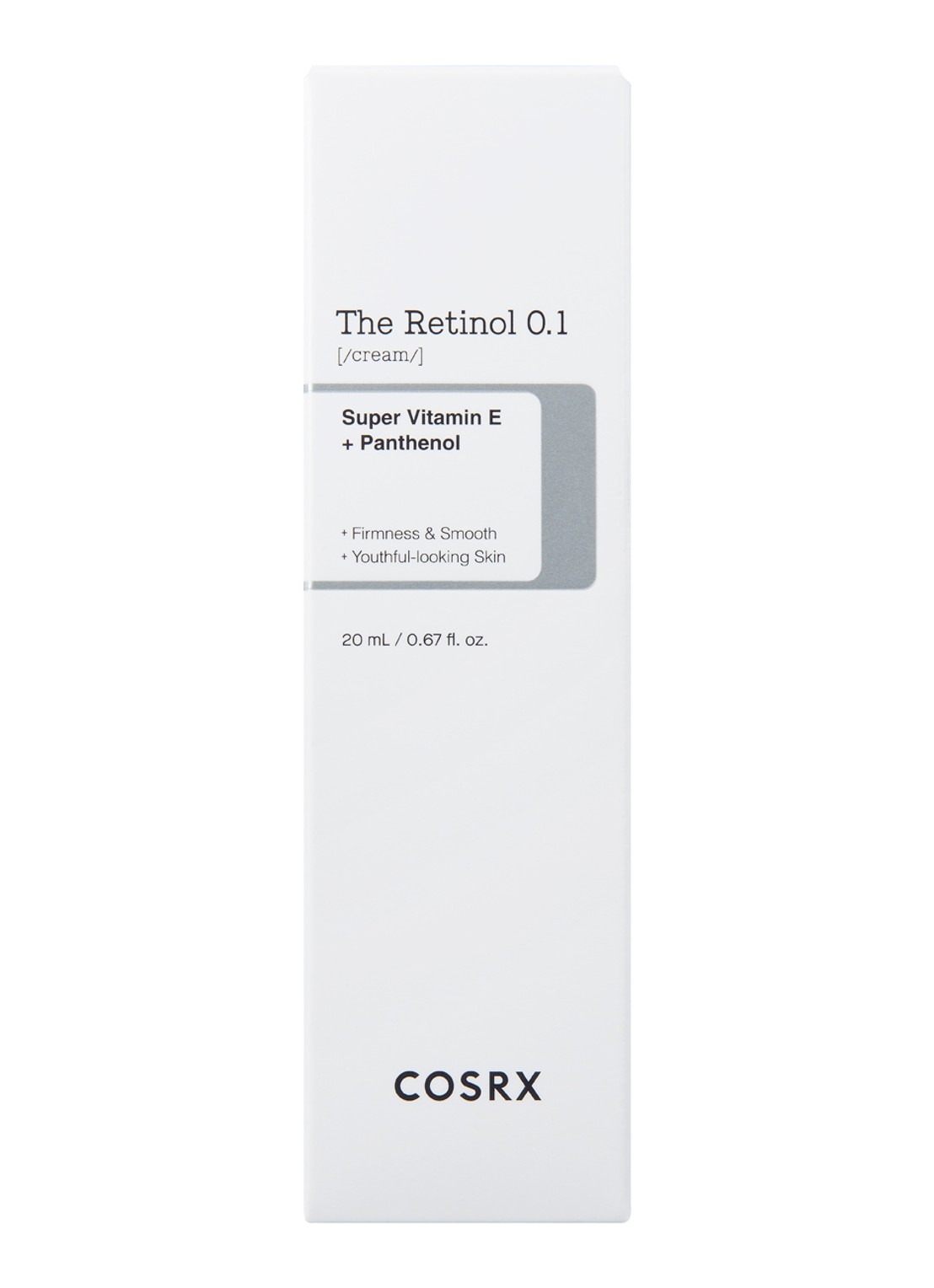 COSRX The Retinol 0.1 Cream - dag- en nachtcrème - voorkant 2 undefined
