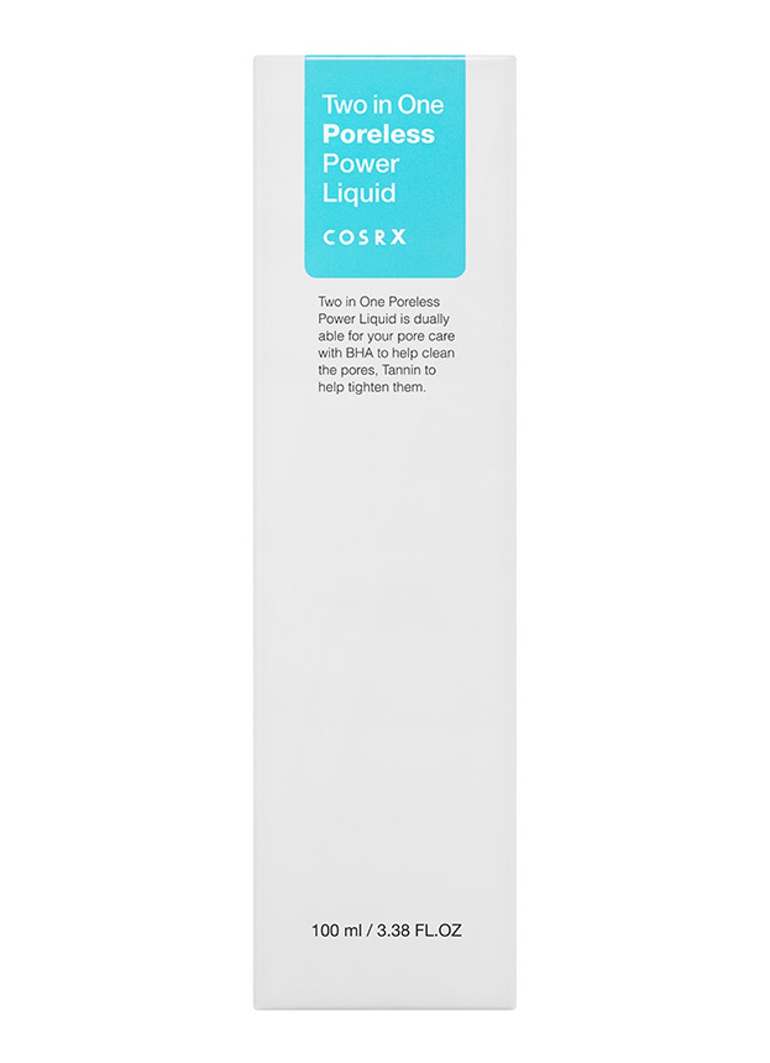 COSRX Two In One Poreless Power Liquid - exfoliant - voorkant 2 undefined