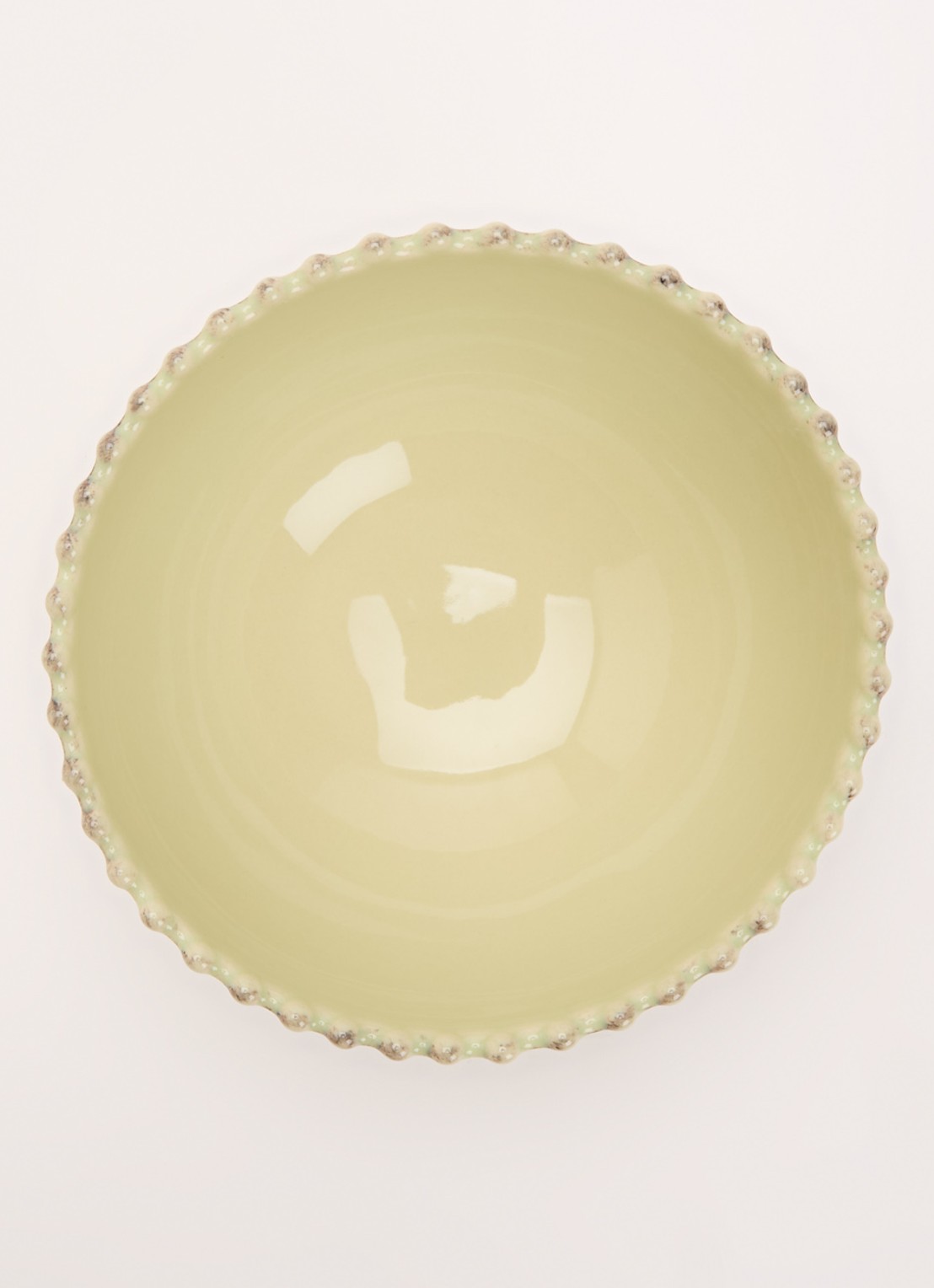 Costa Nova Pearl kom 17 cm - voorkant 2 lindegroen