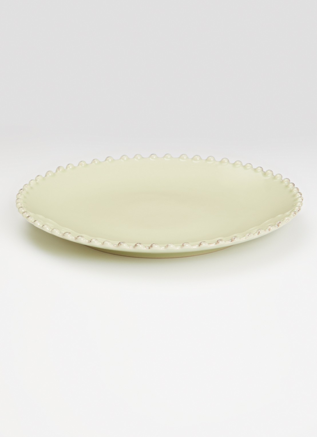 Costa Nova Pearl ontbijtbord 22 cm - voorkant 2 lindegroen