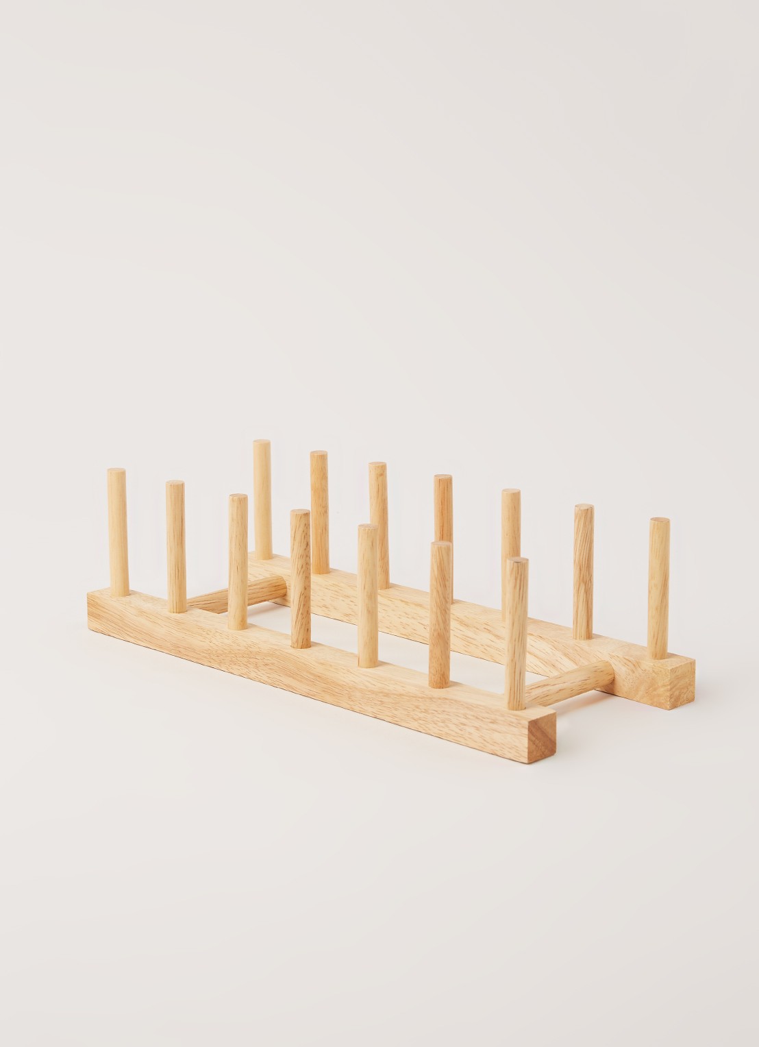 Cosy & Trendy Bordenrek van hout - voorkant 3 lichtbruin