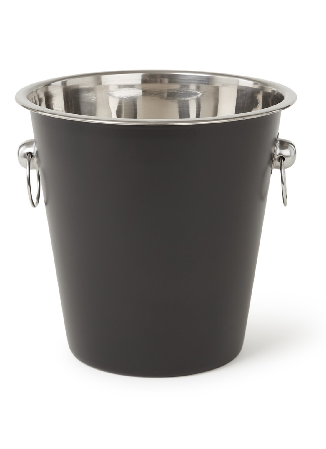 Cosy & Trendy Champagne koeler 21 cm - voorkant zwart