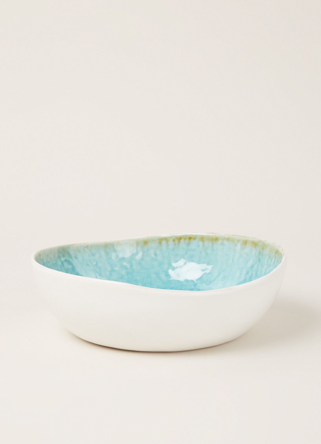 Cosy & Trendy Laguna Azzurro saladeschaal 21 cm - voorkant 2 blauw