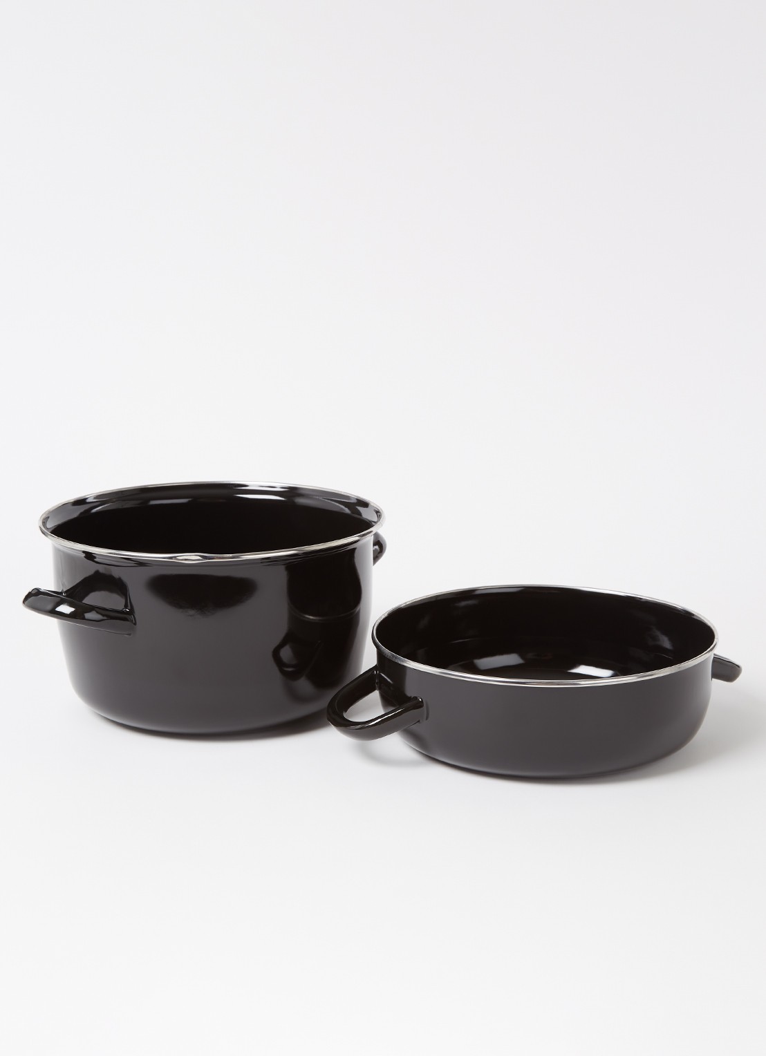 Cosy & Trendy Mosselpan Ø24 cm - voorkant 2 zwart