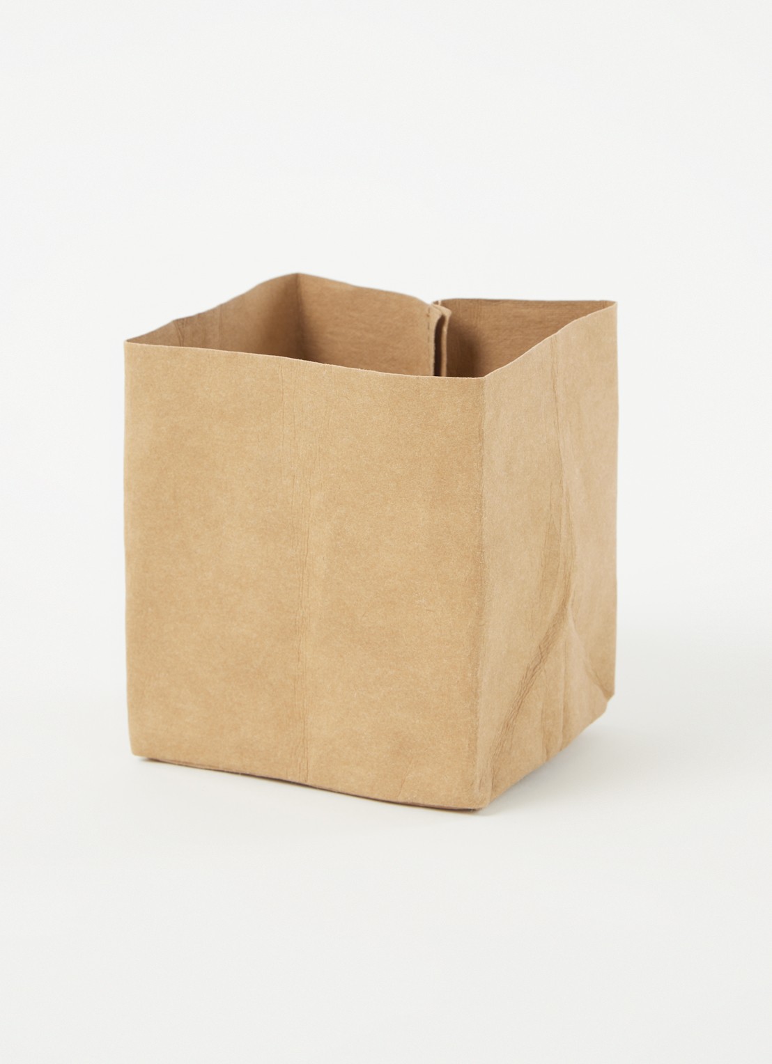 Cosy & Trendy sy wasbare broodzak 10 x 10 cm  - voorkant 3 lichtbruin