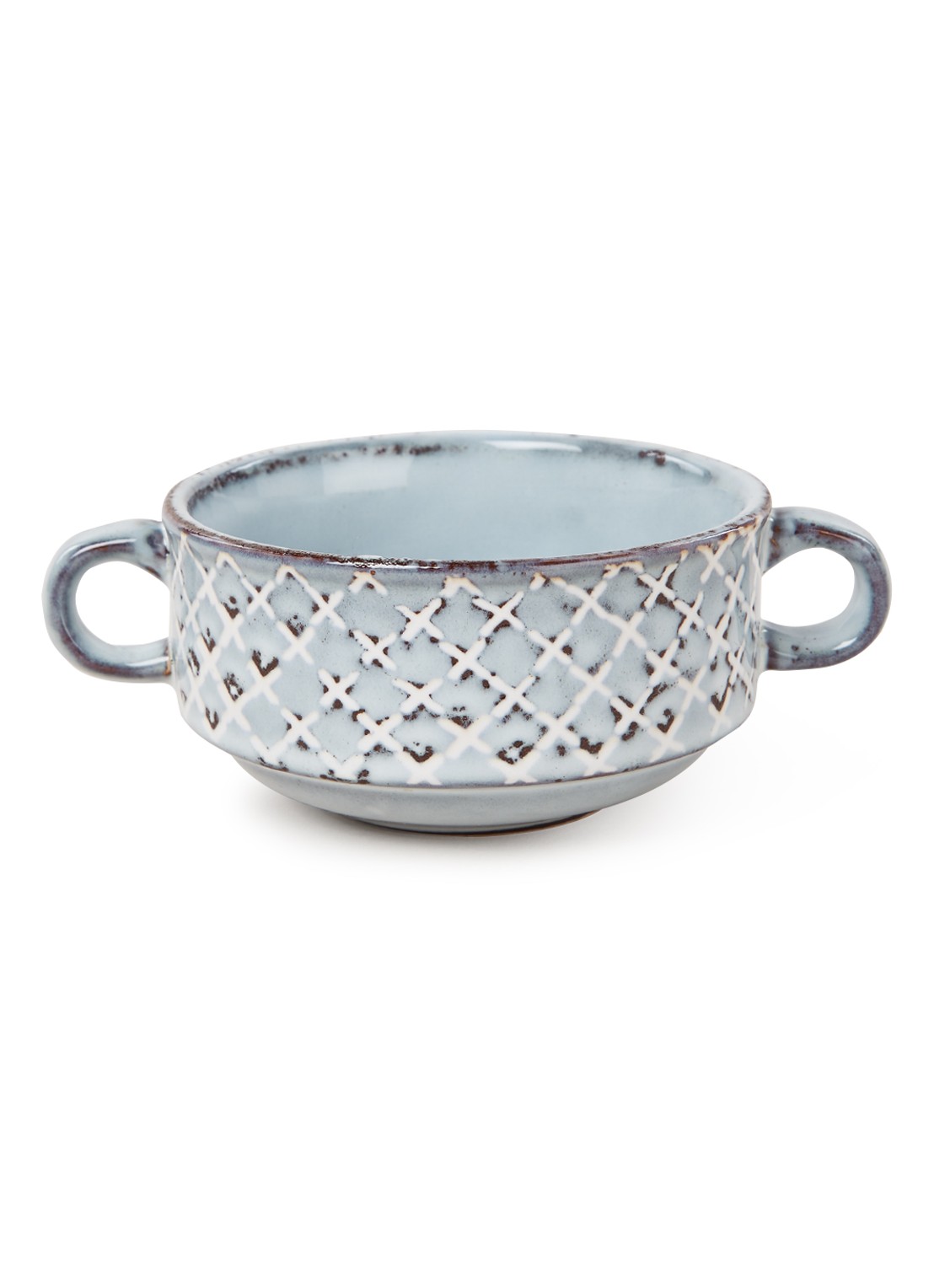 Cosy & Trendy Venezia soepkom 33 cl - voorkant lichtgrijs