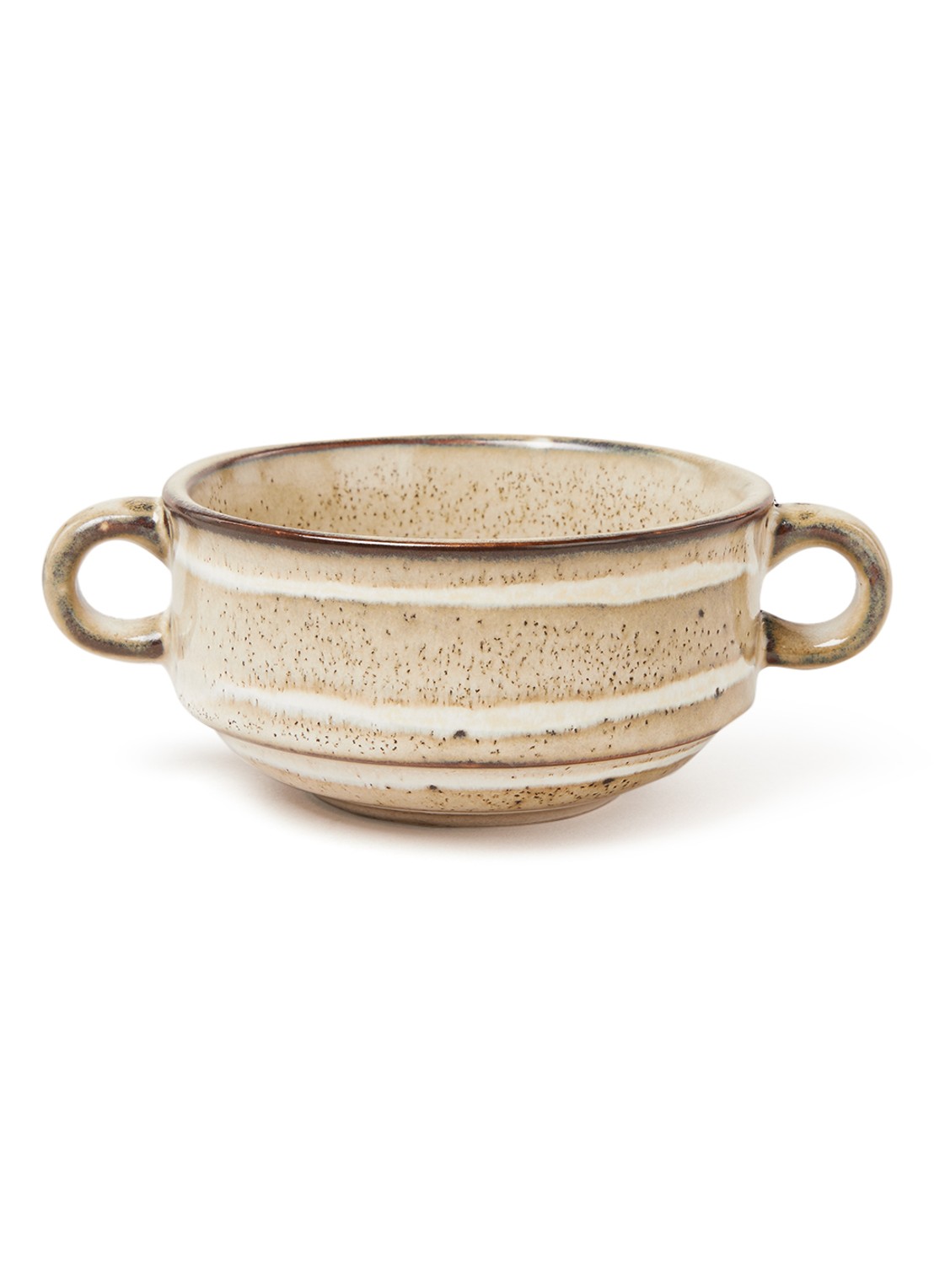Cosy & Trendy Venezia Tre soepkom 11 cm - voorkant beige