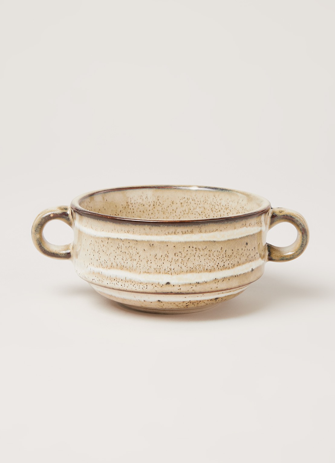Cosy & Trendy Venezia Tre soepkom 11 cm - voorkant 2 beige
