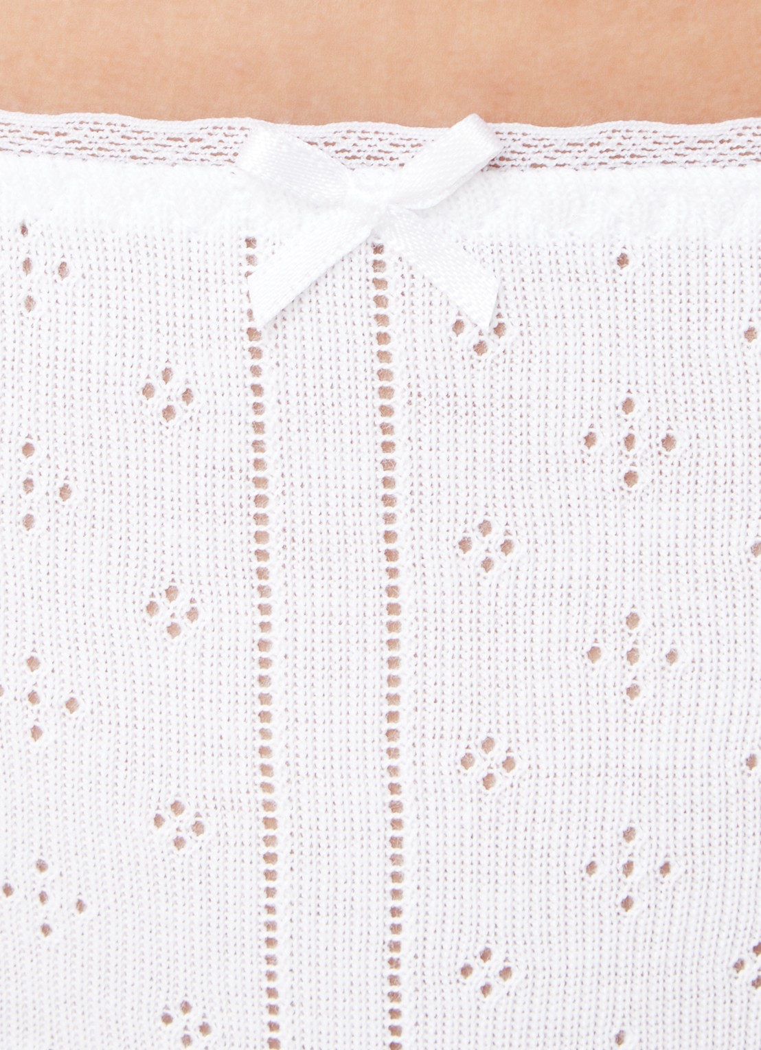 Cou Cou Intimates The Cozy slip van  katoen - detail 3 wit