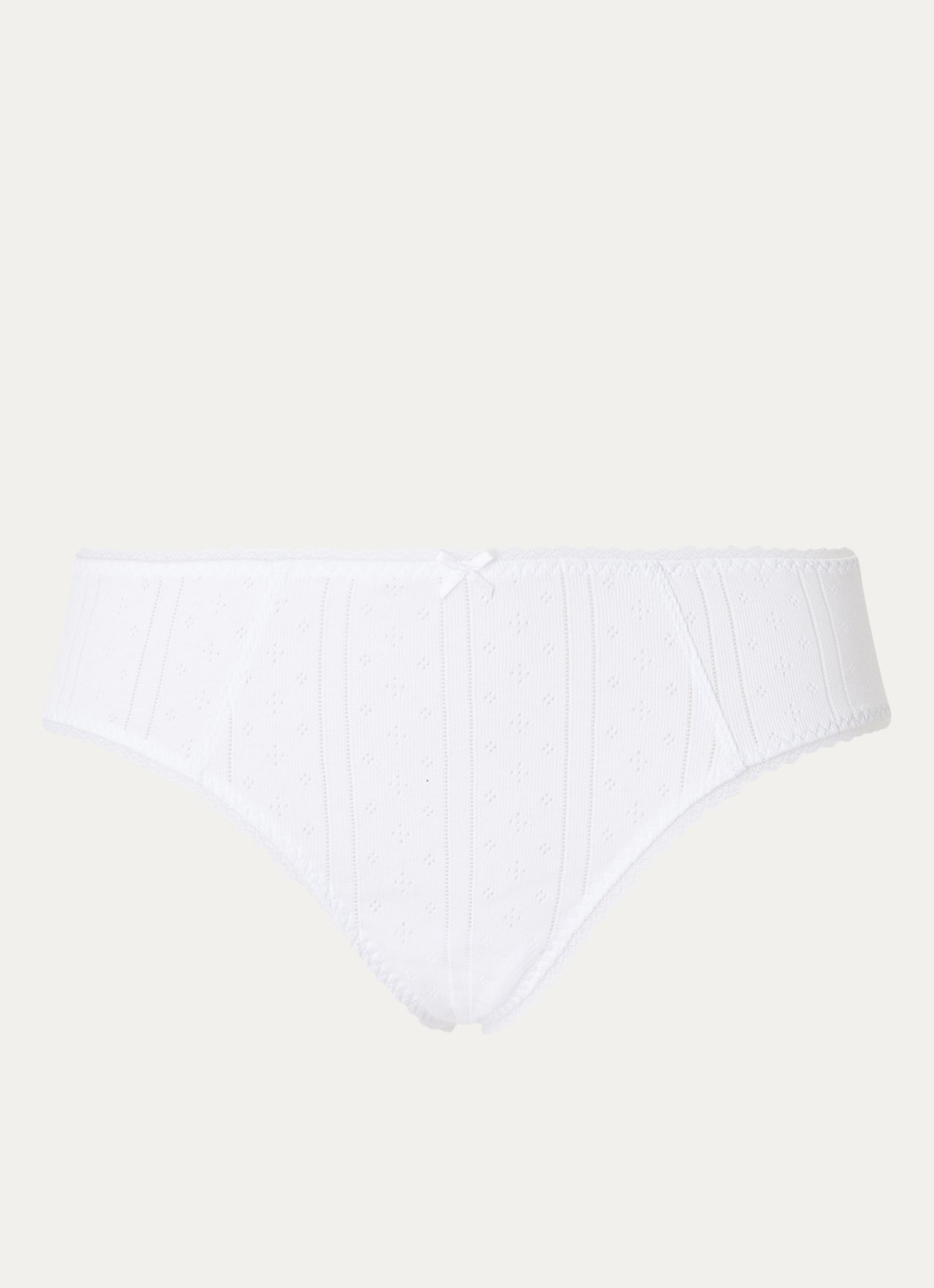 Cou Cou Intimates The Cozy slip van  katoen - voorkant 4 wit