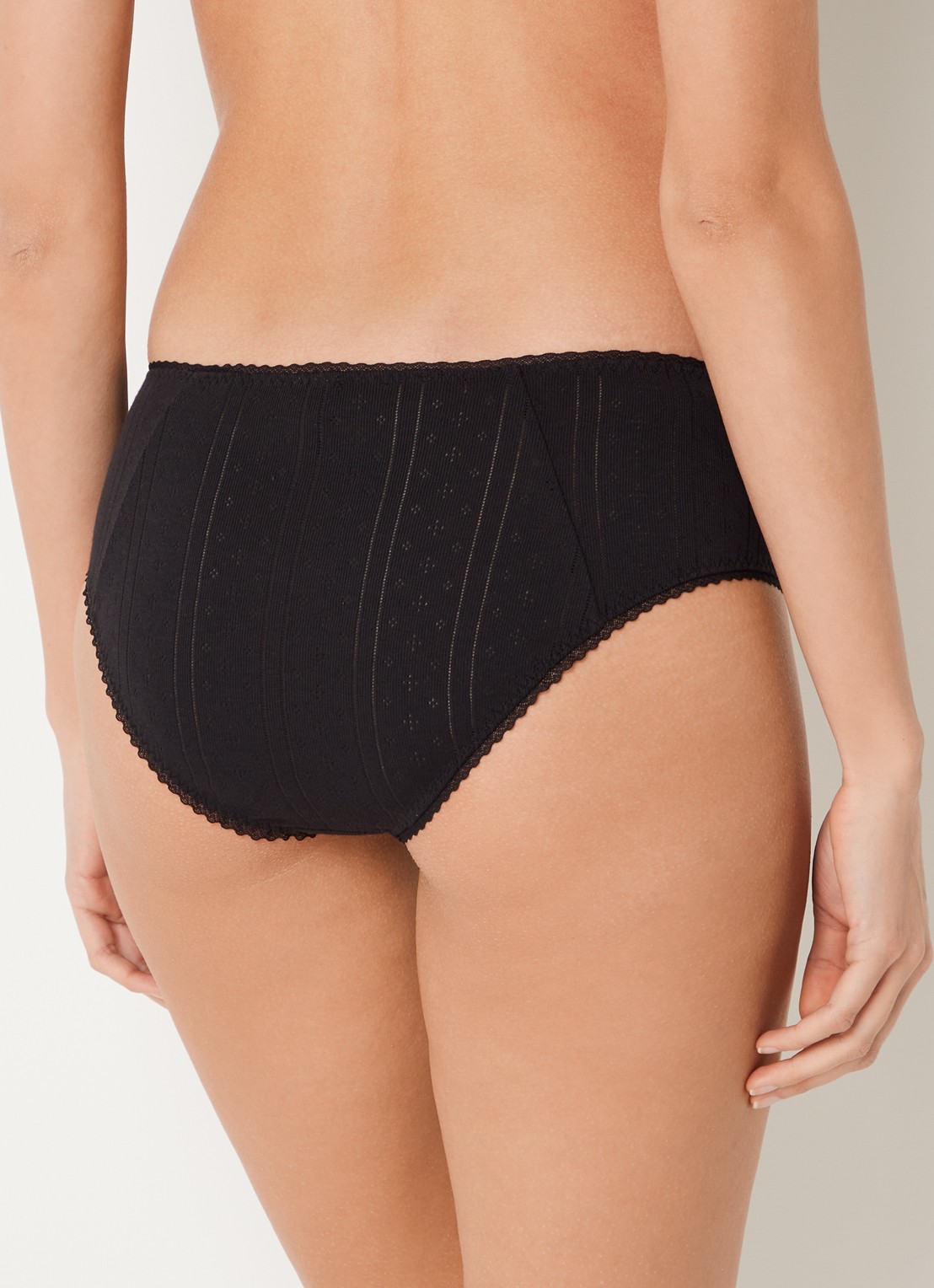 Cou Cou Intimates The Cozy slip van  katoen - achterkant zwart