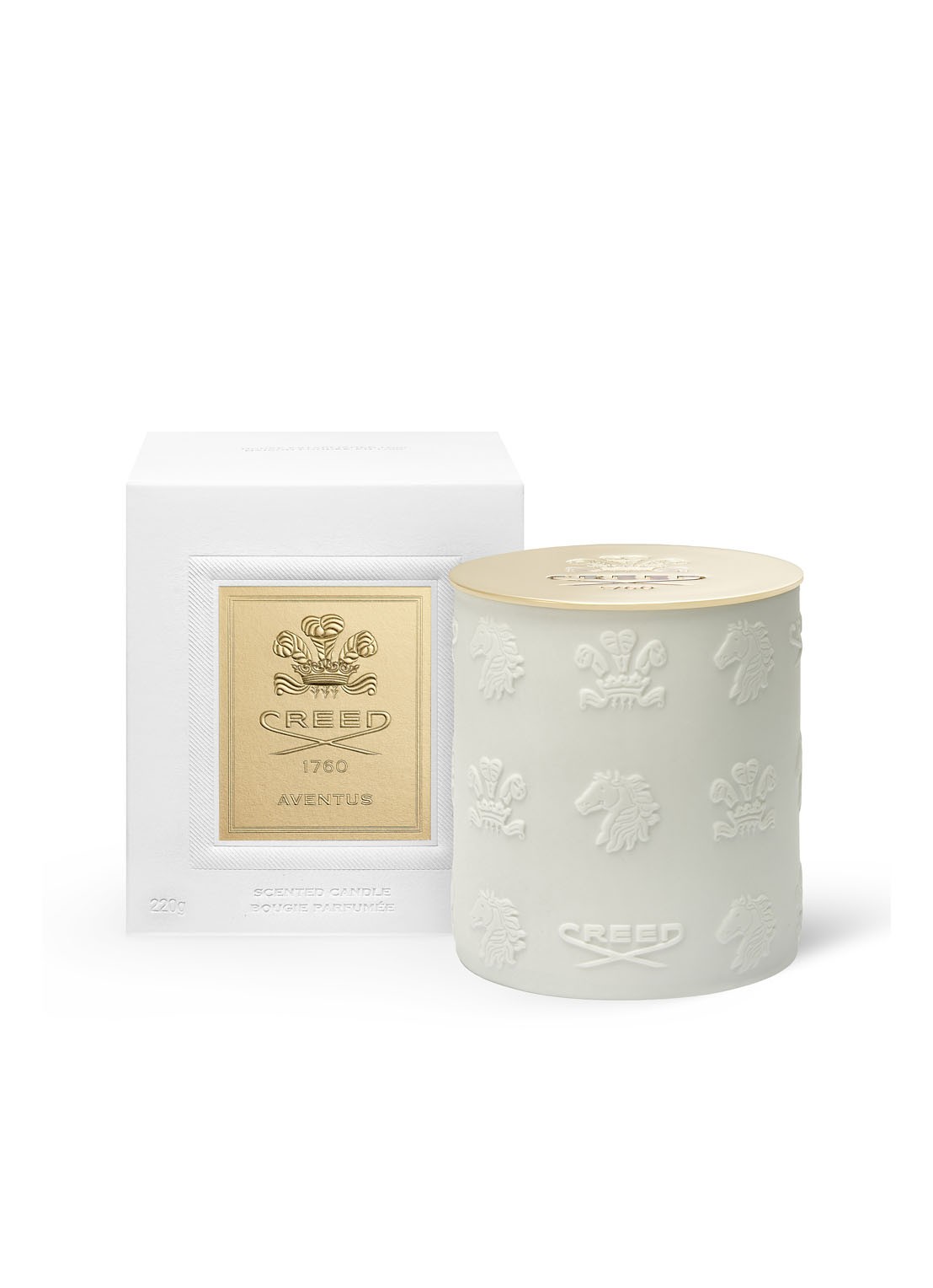 Creed Aventus Porcelain Candle - geurkaars 220 gram - voorkant 2 undefined