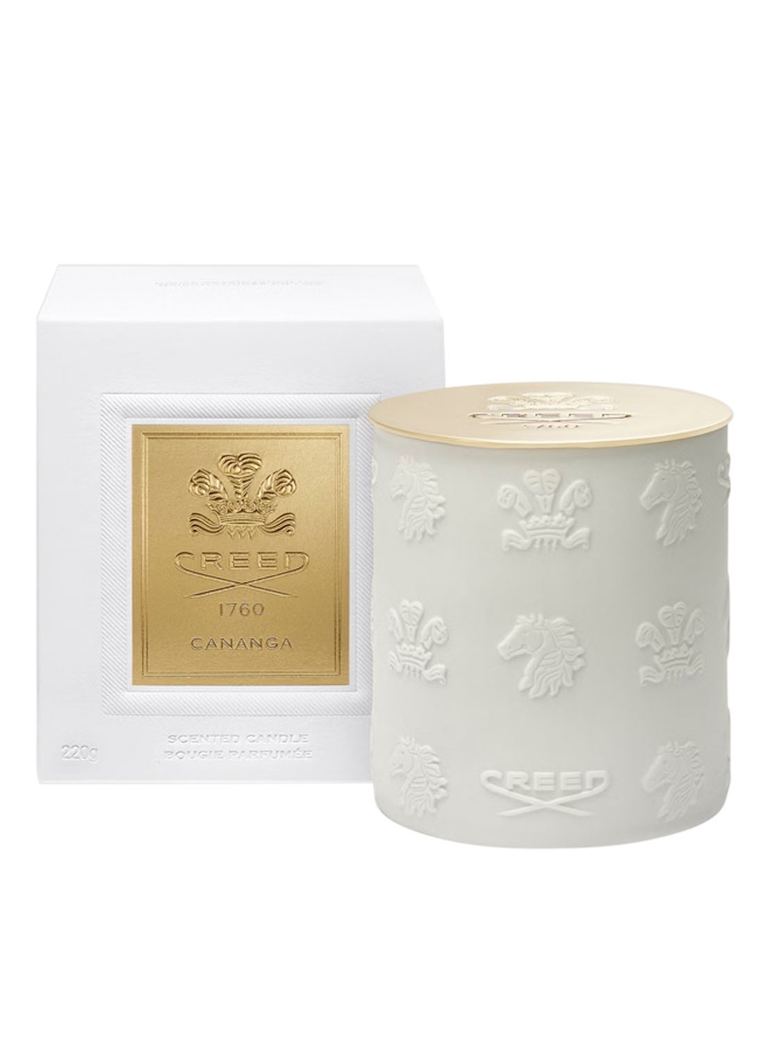 Creed Cananga Porcelain Candle - geurkaars 220 gram - voorkant 2 undefined