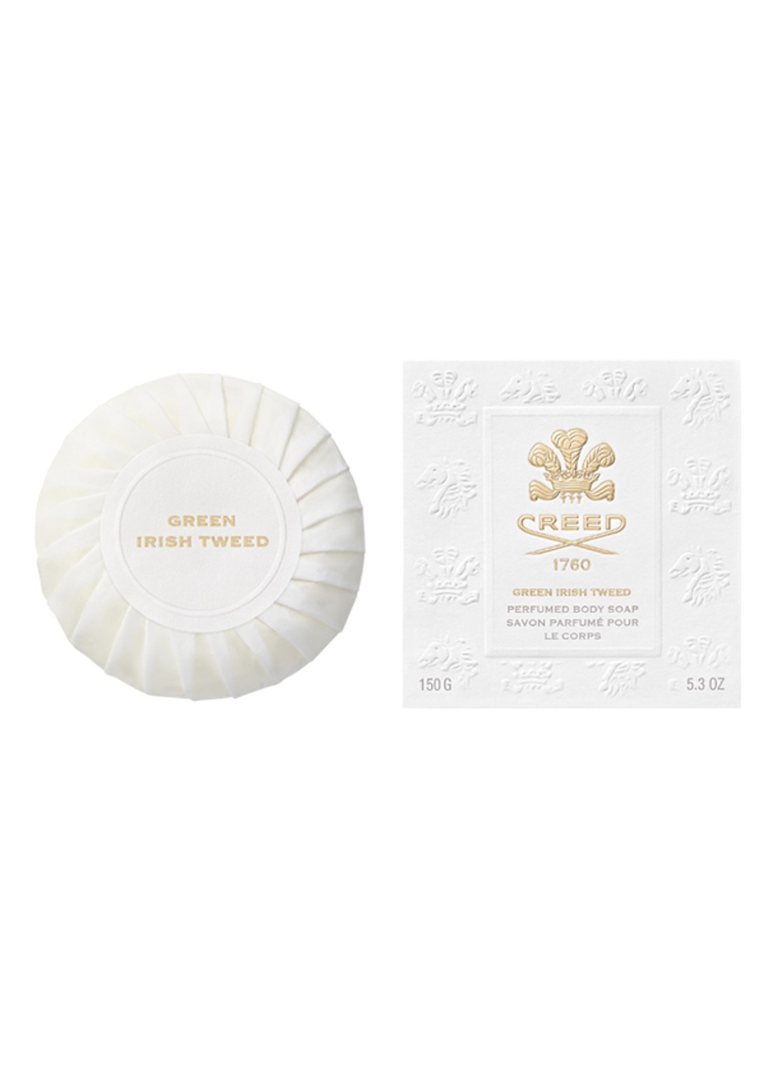 Creed Green Irish Tweed Soap - zeep - detail 2 undefined