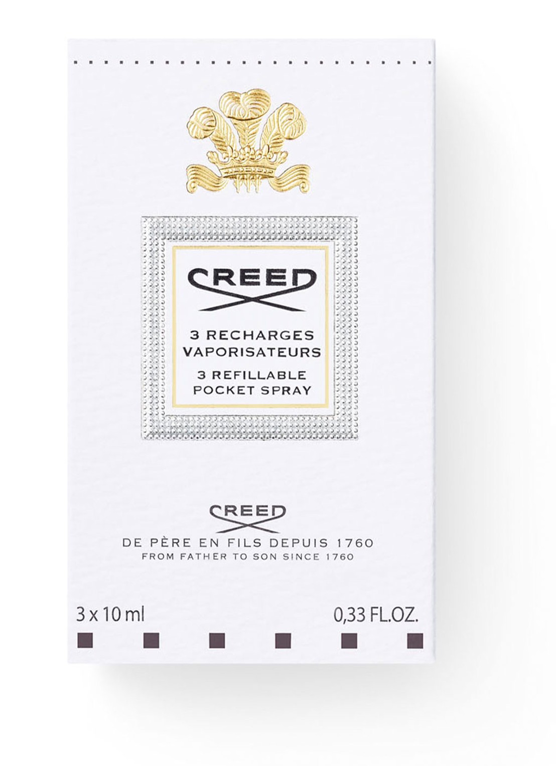 Creed Mini Aventus Cologne Refill - travel size navulling - voorkant 3 undefined
