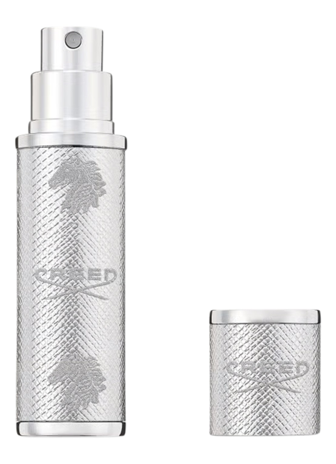 Creed Travel Atomiser - vulbare parfumverstuiver - voorkant 4 zilver