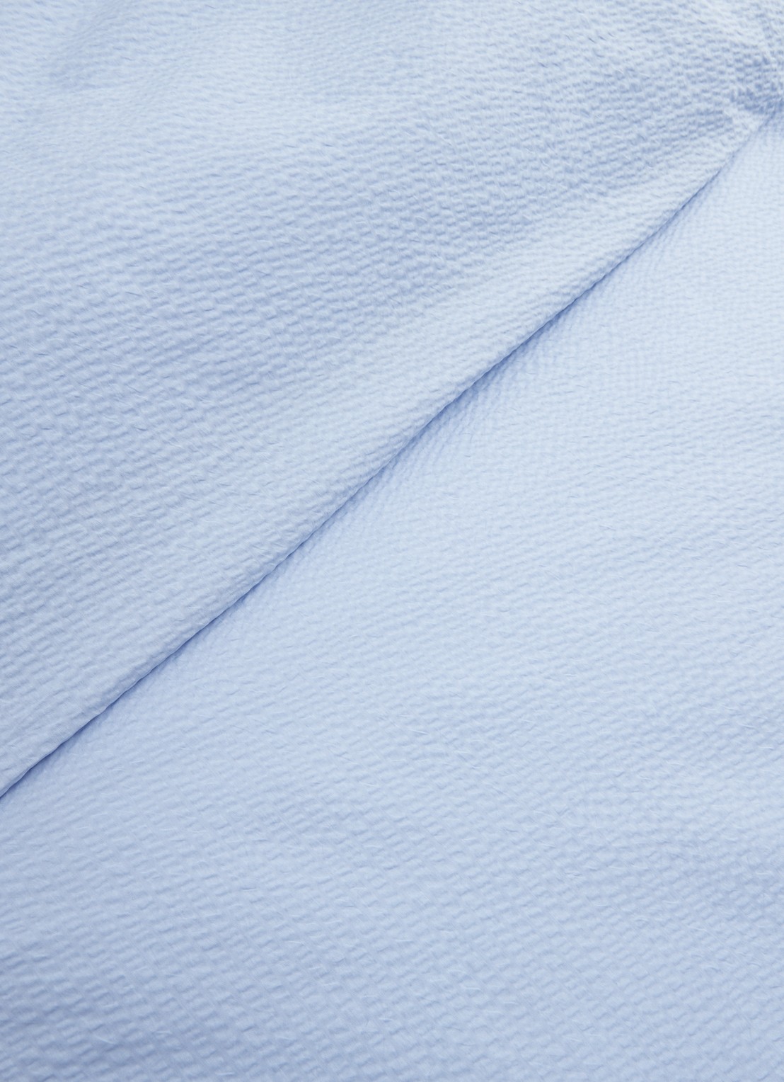 Crisp Sheets Crisp dekbedovertrekset van katoen - inclusief kussensloop - detail lichtblauw