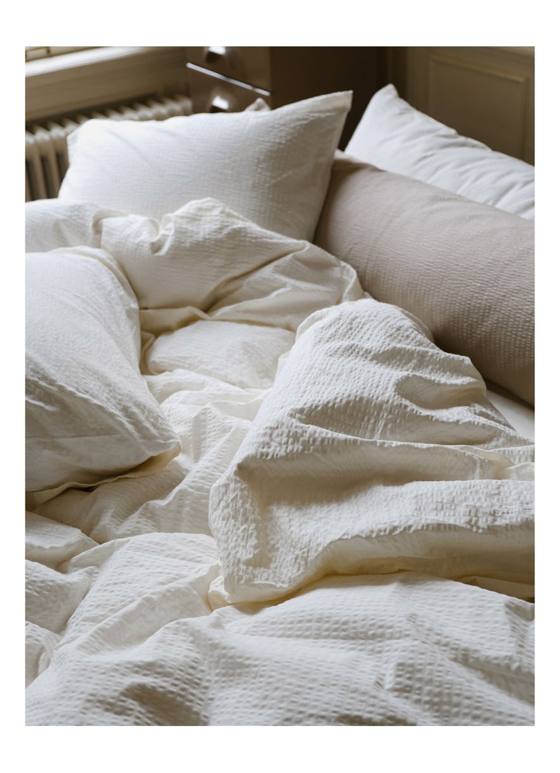 Crisp Sheets CRISP dekbedovertrekset van katoen - inclusief kussenslopen - detail 5 gebroken wit