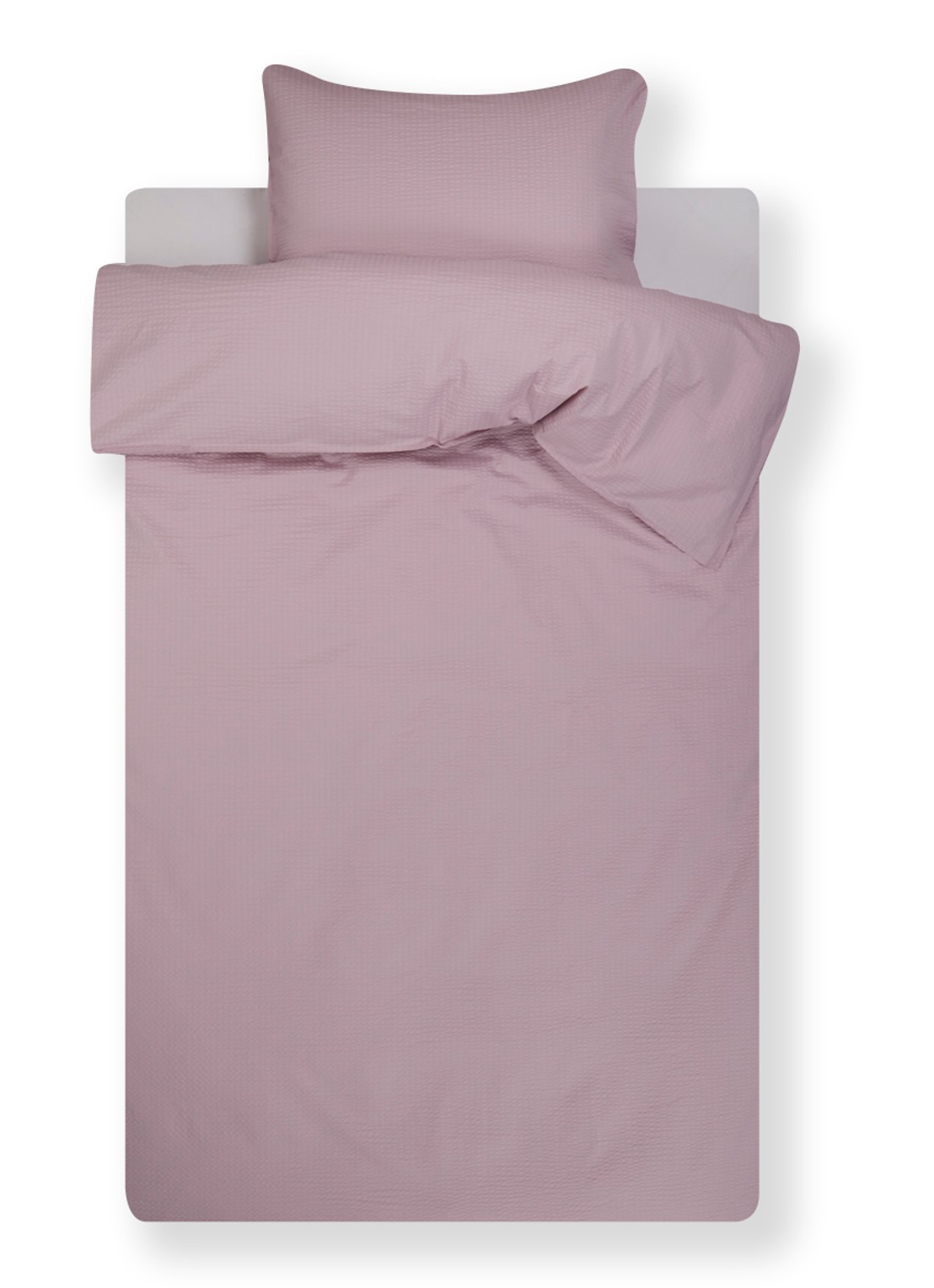 Crisp Sheets CRISP dekbedovertrekset van katoen - inclusief kussenslopen - voorkant 6 oudroze