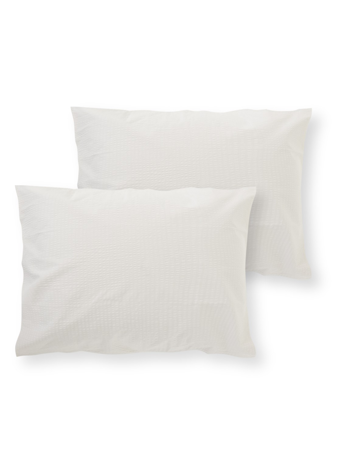 Crisp Sheets CRISP kussensloop van katoen in 2-pack - voorkant 2 lichtgrijs
