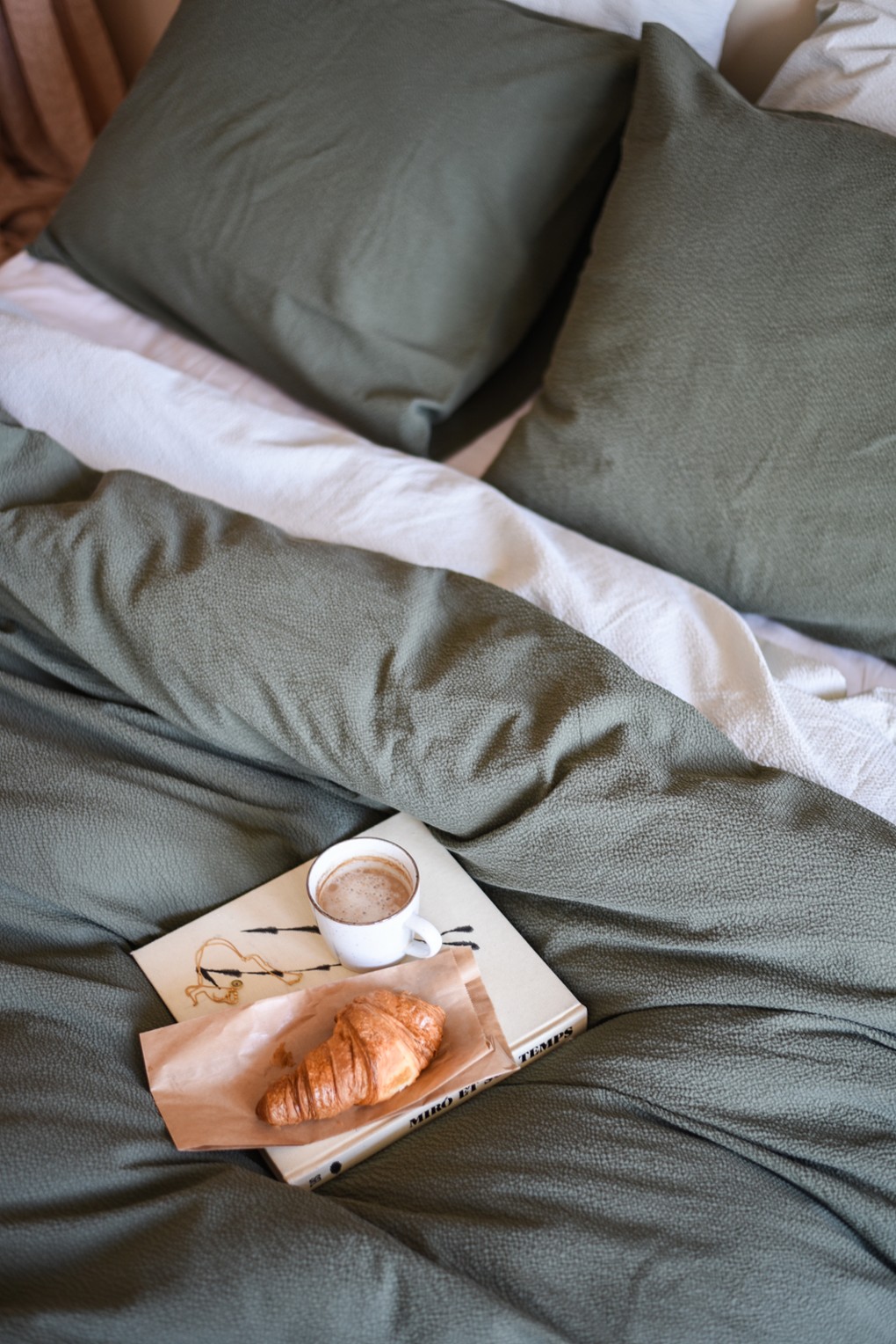 Crisp Sheets CRISP kussensloop van katoen in 2-pack - detail 4 legergroen