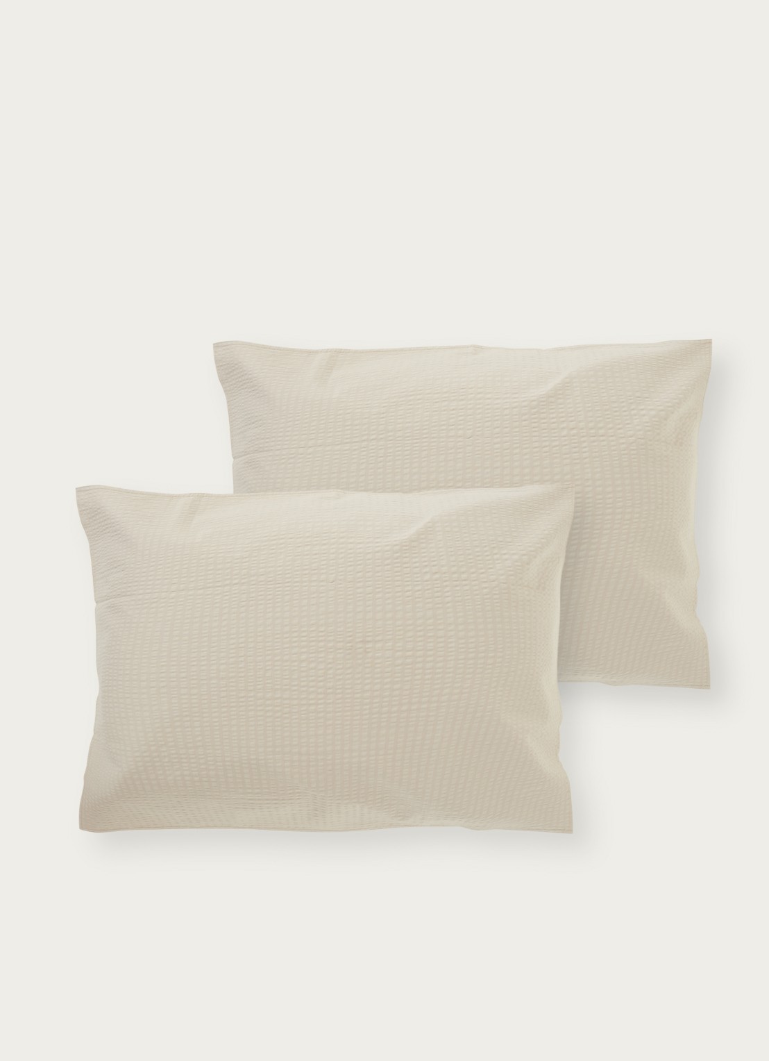 Crisp Sheets CRISP kussensloop van katoen in 2-pack - detail zand