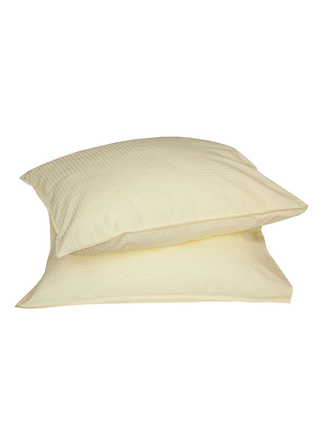 Crisp Sheets CRISP kussensloop van katoen in 2-pack - detail lichtgeel