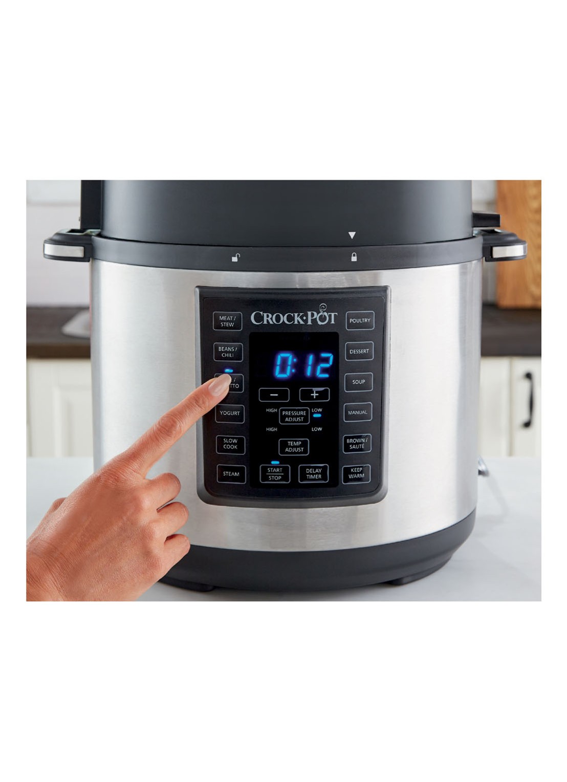 Crock-Pot Express pot multi-cooker CR051 - detail 4 aluminium