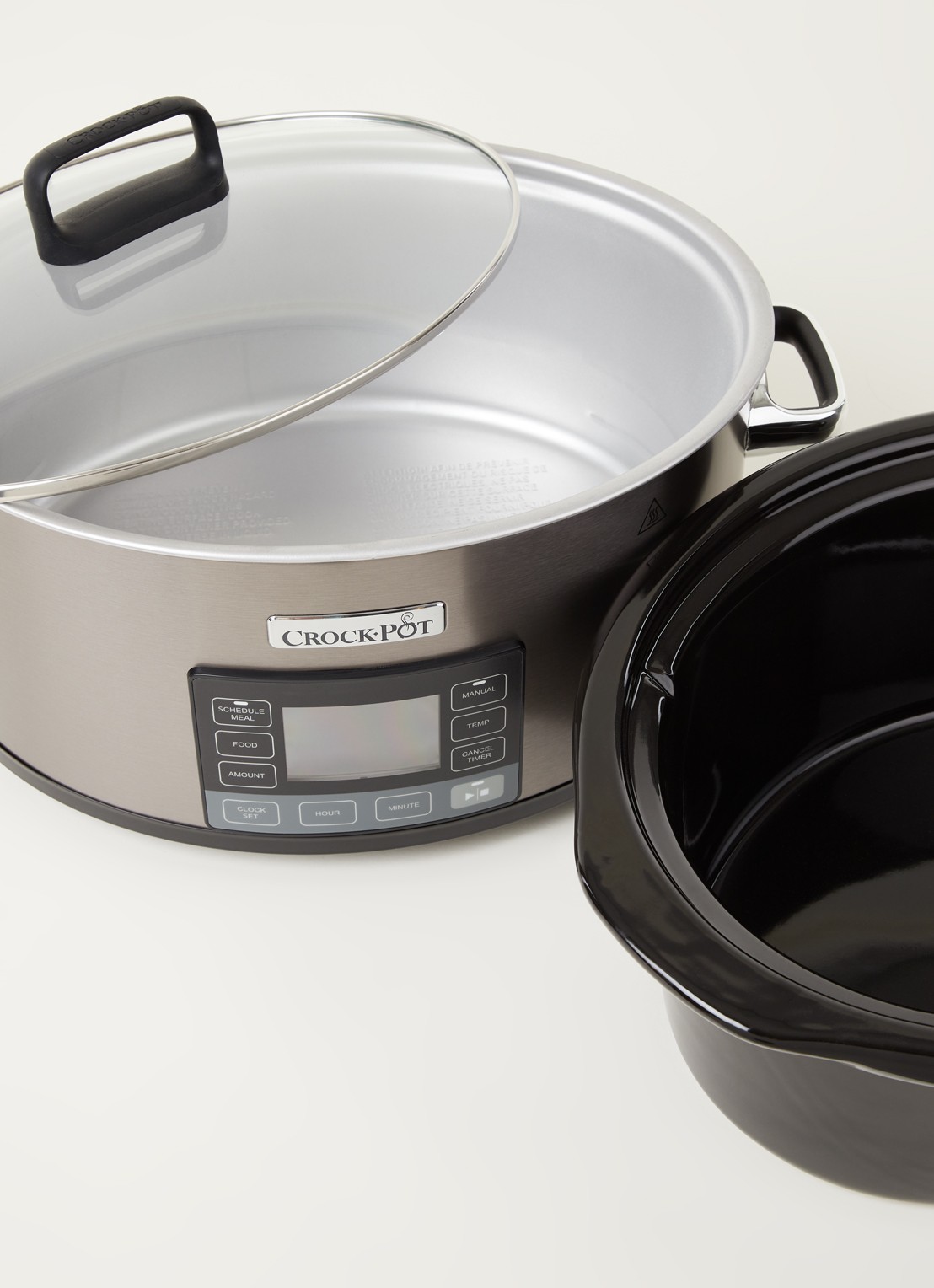 Crock-Pot Slowcooker 5,6 liter CR066 - detail 3 zilver