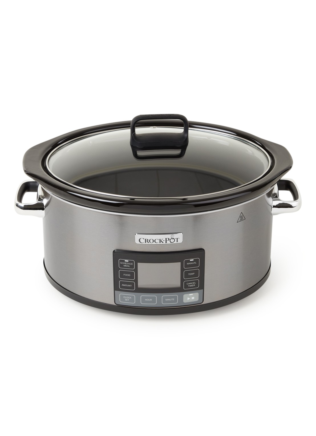 Crock-Pot Slowcooker 5,6 liter CR066 - voorkant zilver