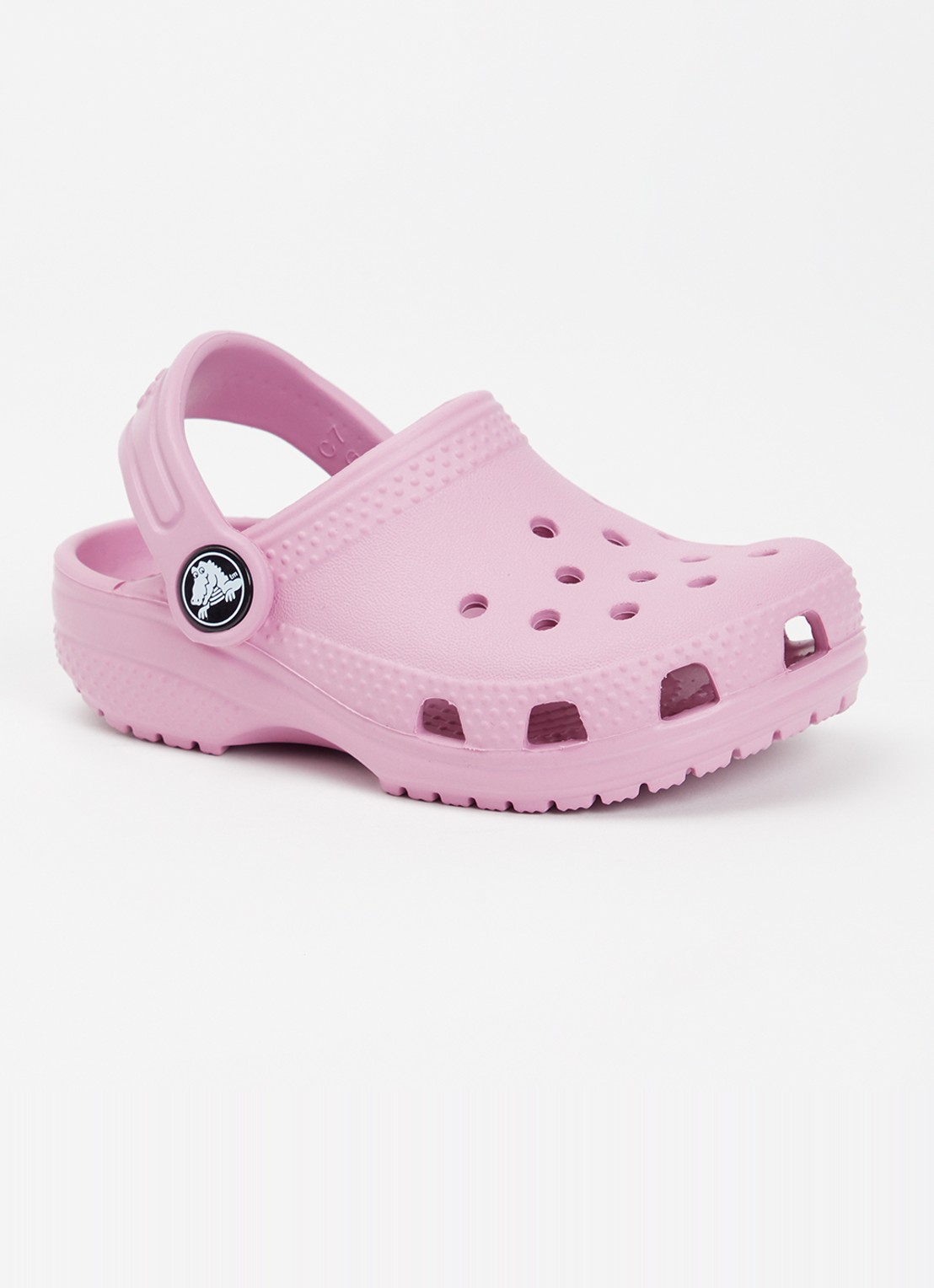 Crocs Classic Clog instapper met logo - voorkant roze