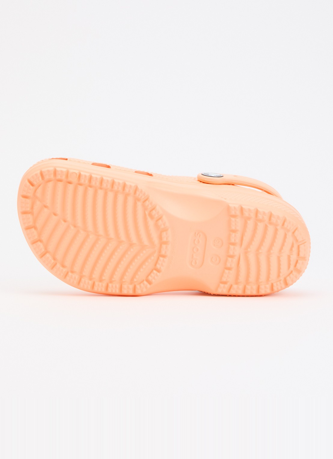 Crocs Classic Clog instapper met logo - detail 4 orange