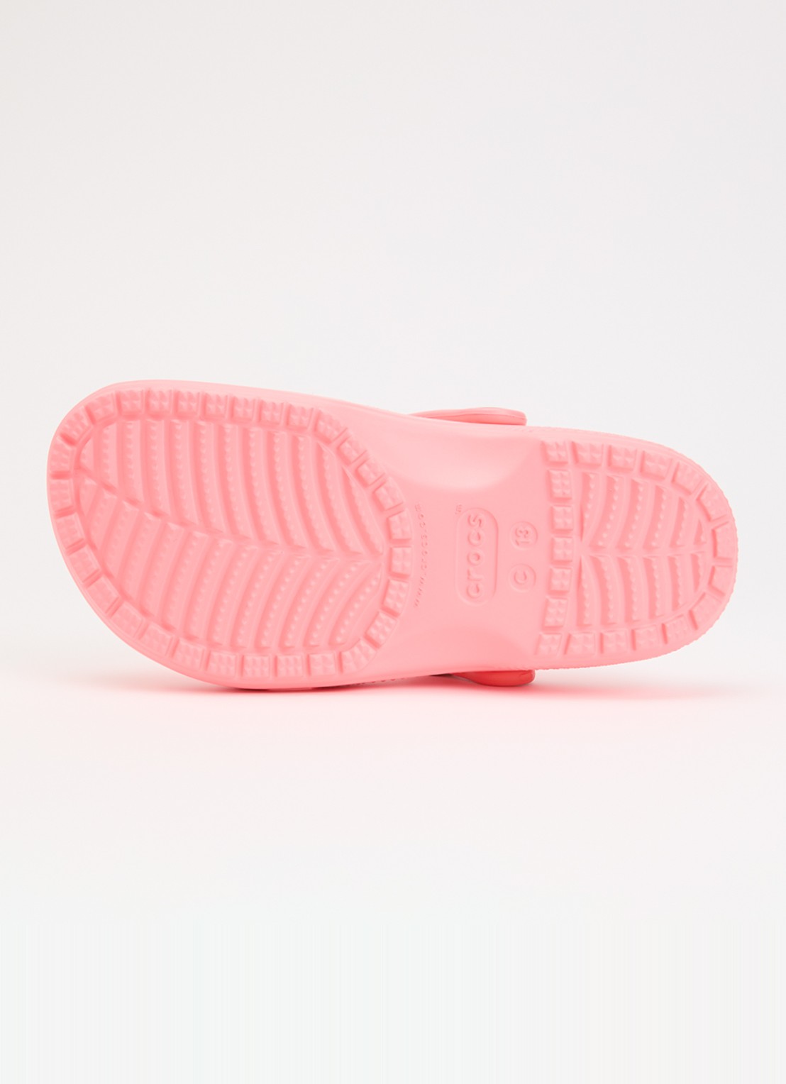 Crocs Classic clog instapper met logo  - detail 2 roze