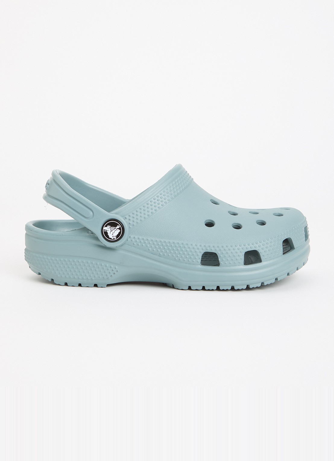 Crocs Classic Clog instapper met logo - voorkant 2 zeegroen