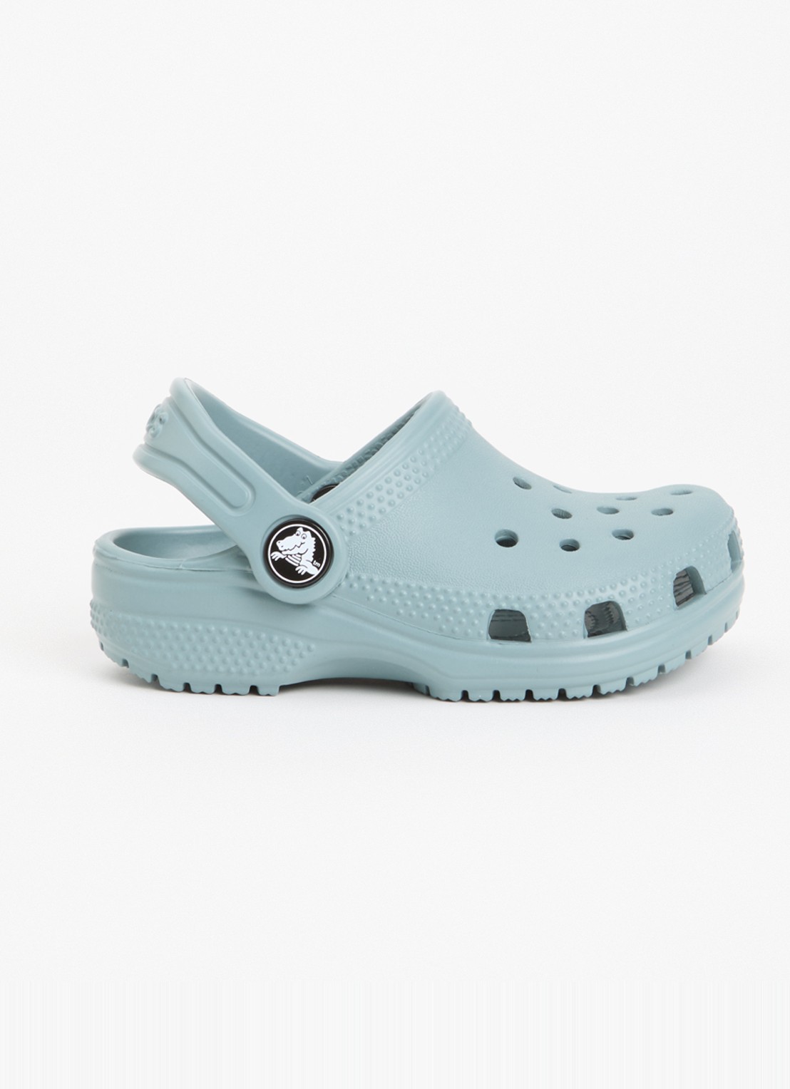Crocs Classic Clog instapper met logo - voorkant zeegroen