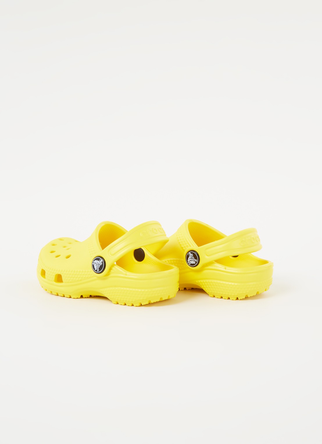 Crocs Classic Clog instapper - detail 3 geel