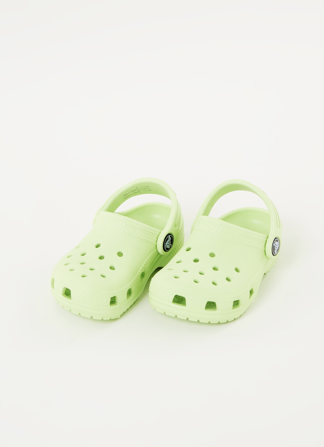 Crocs Classic Clog instapper - voorkant 2 lichtgroen