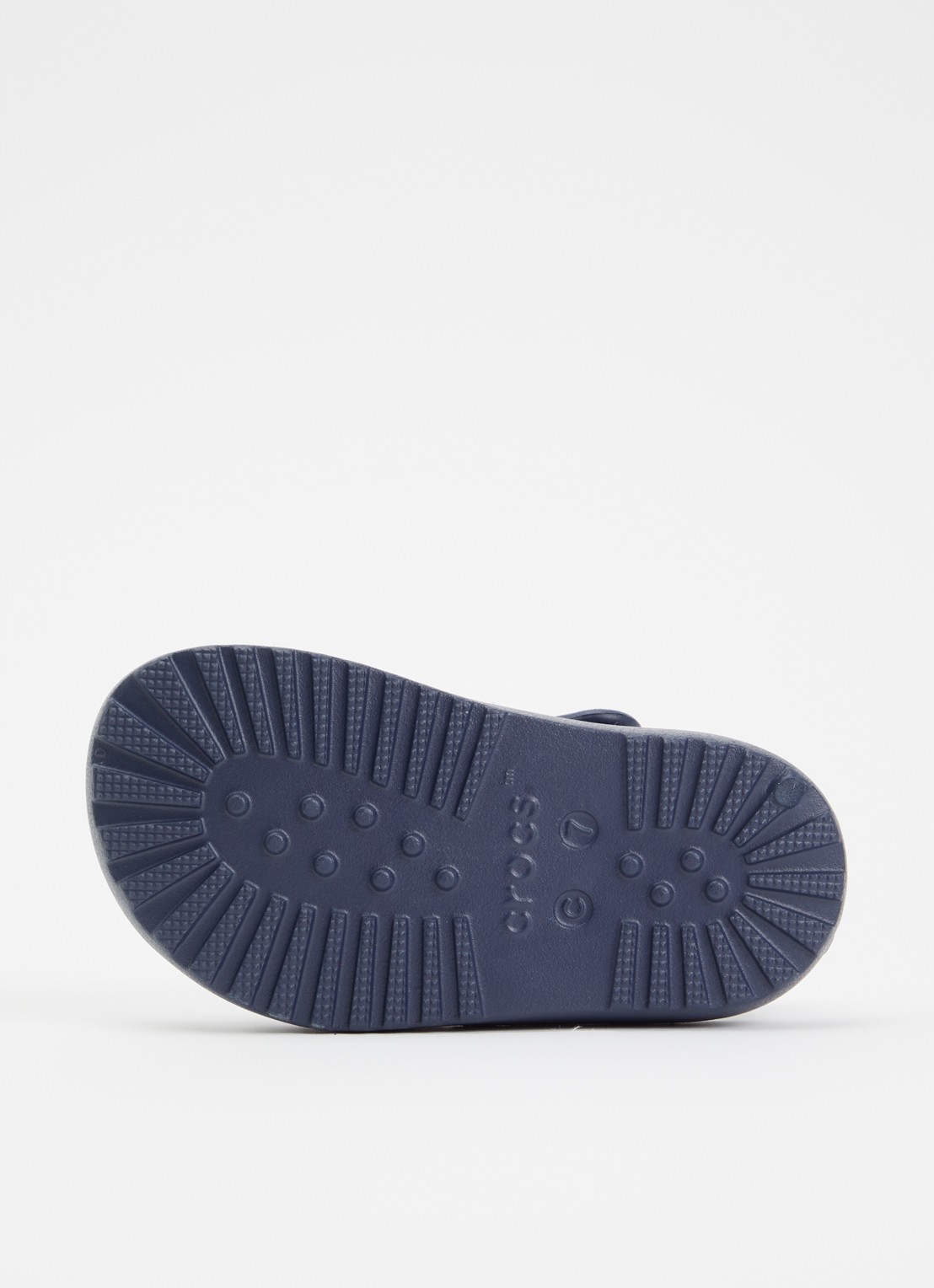 Crocs Classic Fisherman sandaal - detail 4 donkerblauw
