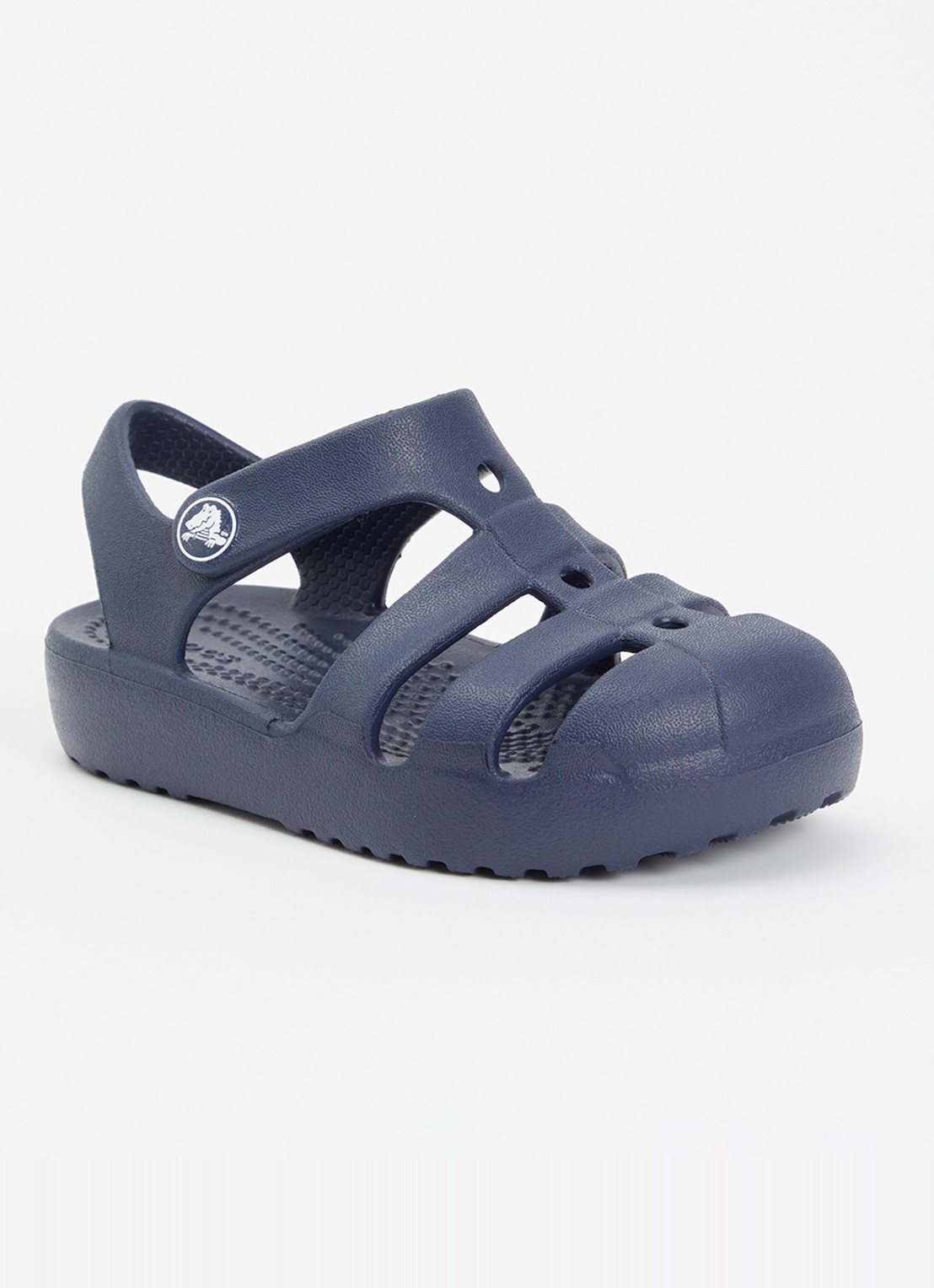 Crocs Classic Fisherman sandaal - voorkant donkerblauw