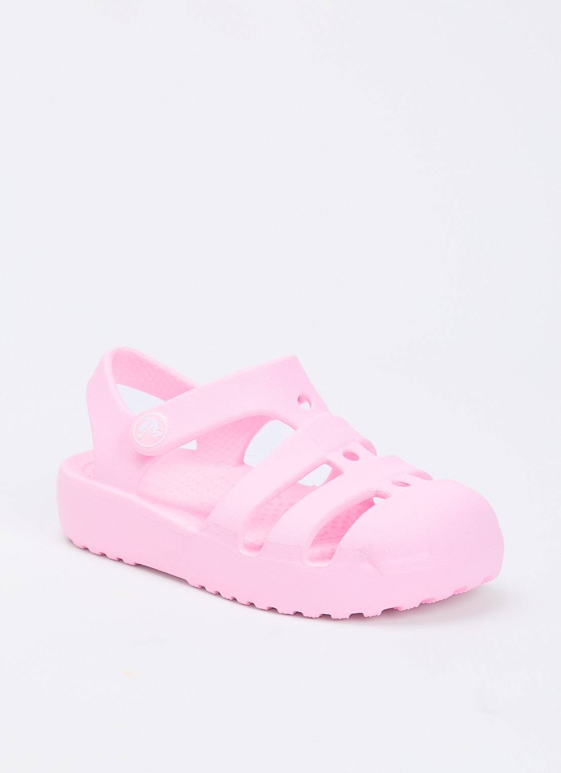 Crocs Classic Fisherman sandaal - voorkant roze